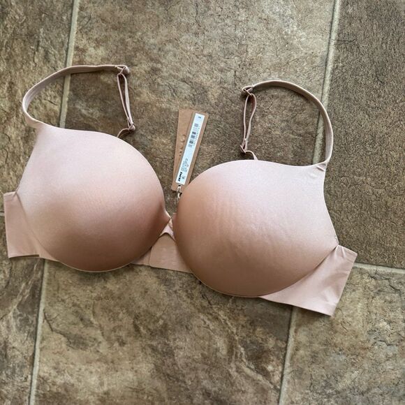 Skims Ultimate Pushup Plunge Bra Clay Size 40B - Picture 6 of 9